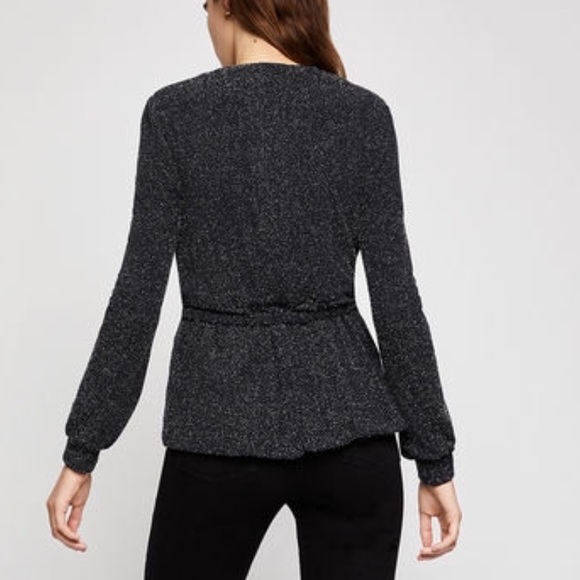 Bcbgeneration Bcbg metallic knit jacket NWT xs - Picture 3 of 8